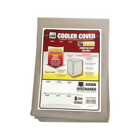 B & K Dial Evaporative Cooler Cover, 40 in W, 40 in D, 45 in H, Polyester 8950